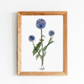 Diente de León acuarela